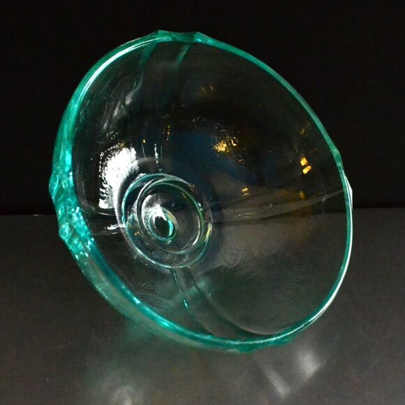 Vintage Indiana Glass Covered Dish Federal Glass Rep Madrid Pattern Serveware - Picture 8 of 8